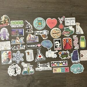 Science Sticker Assortment - 37 count